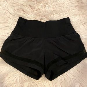 Lululemon mesh trim shorts